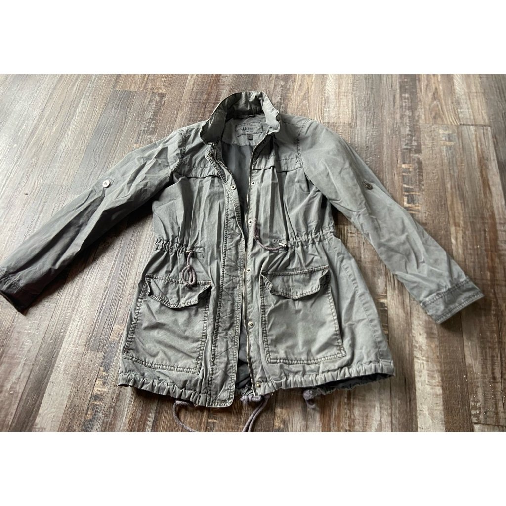 Bass Utility Jacket Gray Size Small
